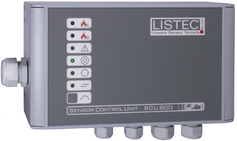 SCU 800-03 değerlendirme ünitesi-D-LIST sensör kablosu için 